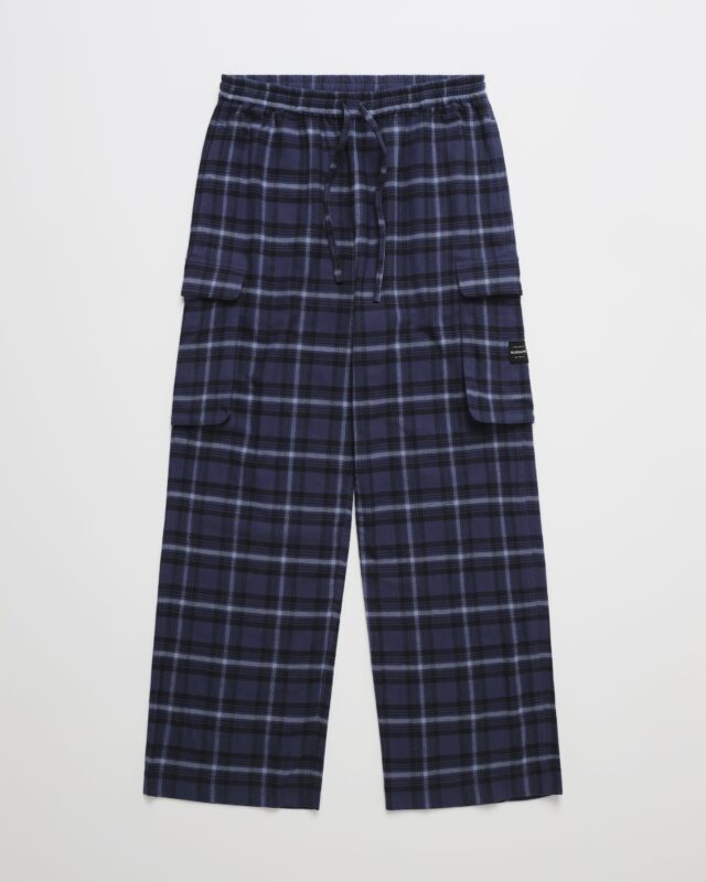 Flannel Cargo Boxer Pant