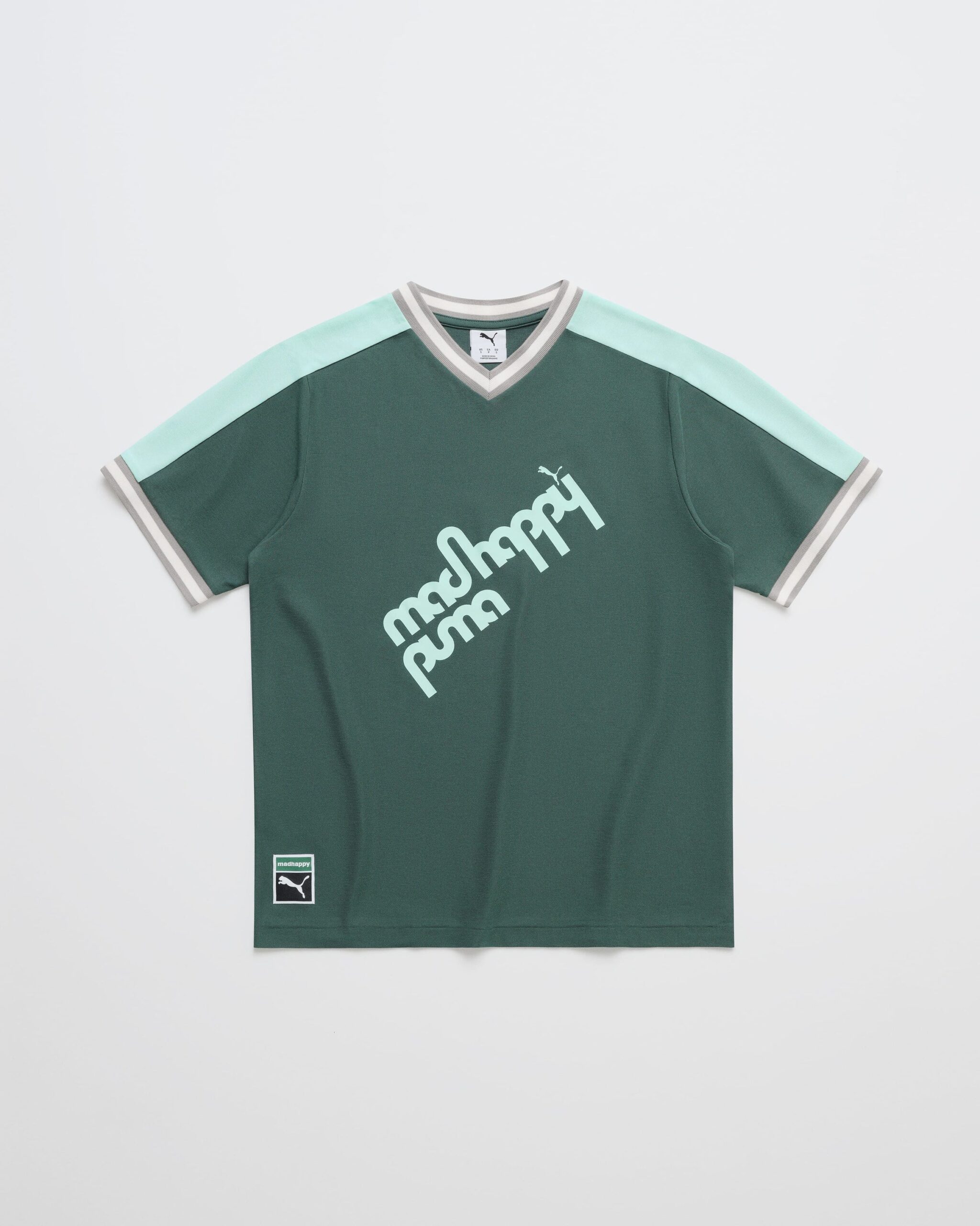 Madhappy-Puma-V-Neck-Jersey-Flat-Moss-Green-01 PUMA V Neck Tee Jersey