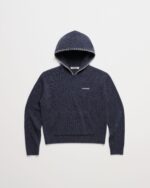 Pullover Sweater Heather Navy Hoodie