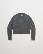 Yankees Crewneck Cardigan In Mouse