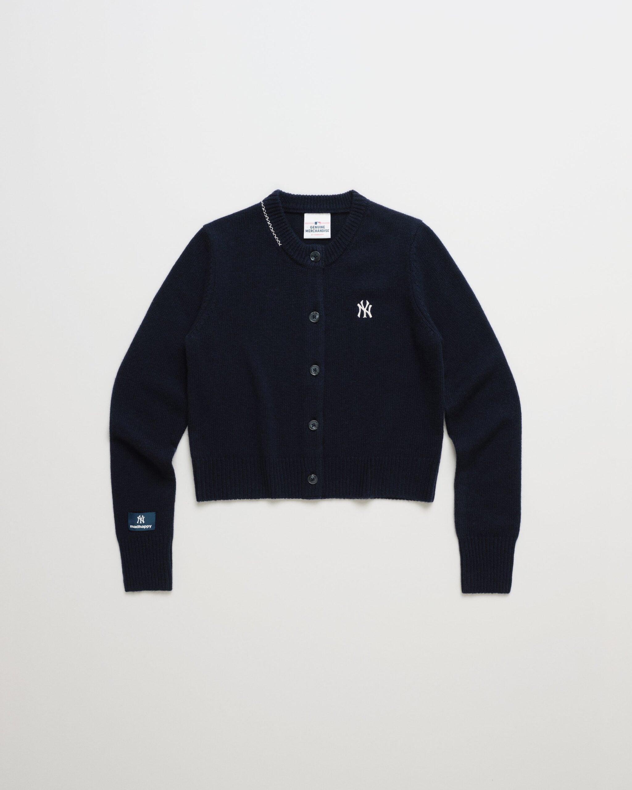 Madhappy-Yankees-Misc-Cardigan-Flat-Navy-01 Yankees Crewneck Cardigan