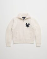 Yankees Knit Baseball Vanilla Jacket